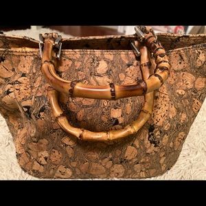 Purse with Cork Detail